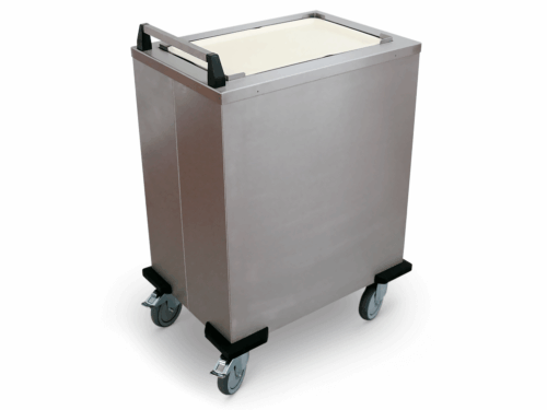 Fahrbarer Tablettstapler unbeheizt für Tabletts 360 x 460 mm (14 x 18″) - Equalizer